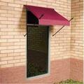 Idmworldwide Modern Designer Awning Burgundy 4 Ft. 3020766